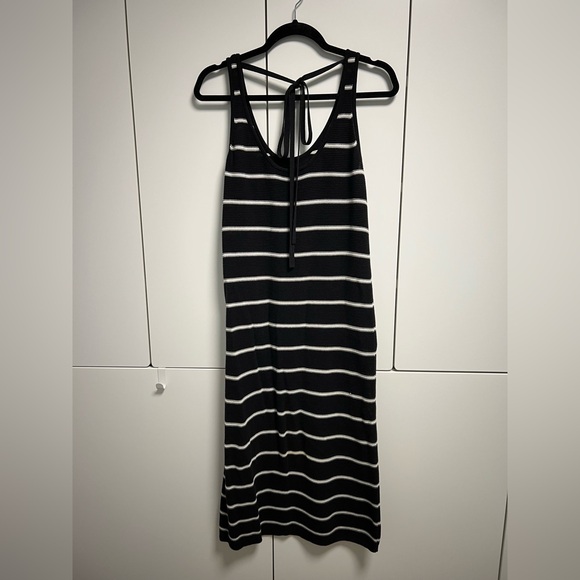 W by Worth Black and White Midi Dress - Picture 3 of 8